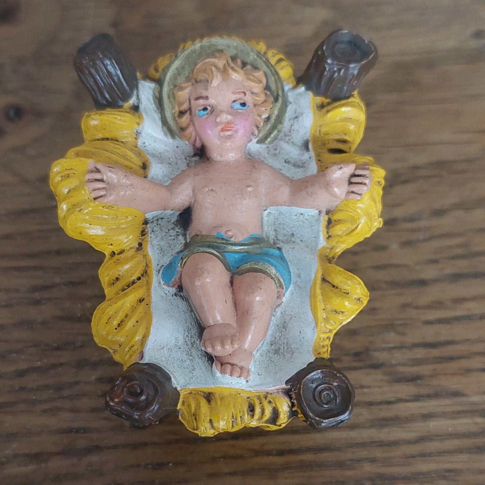 Vintage italy kindje Jezus., Verzenden, Zo goed als nieuw