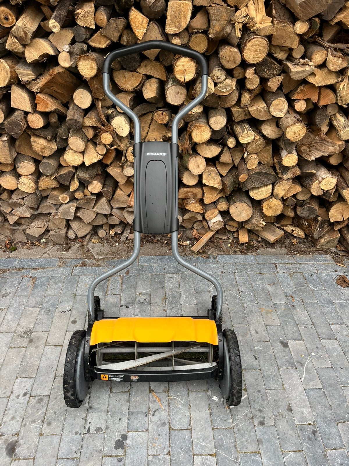 Fiskars StaySharp Plus Grasmaaier  40cm, Kooimesmaaier, Ophalen, Zo goed als nieuw