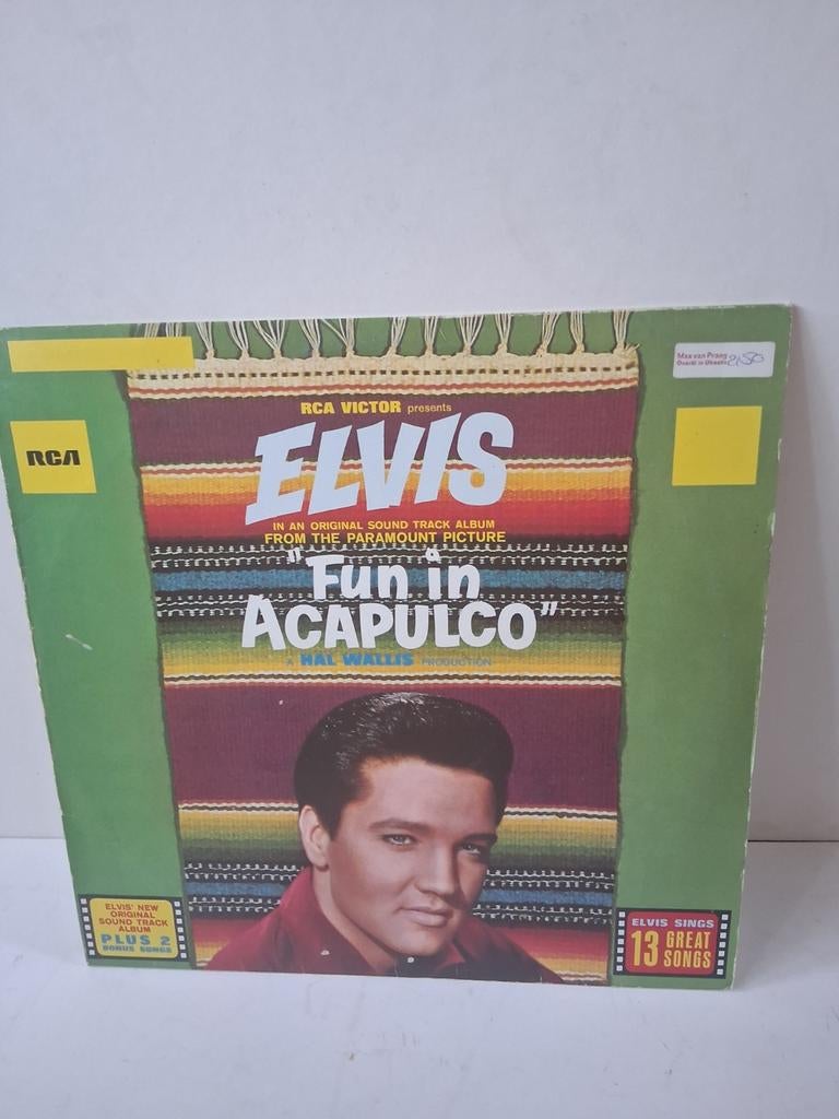 Elvis Presley - Fun in Acapulco LP (Originele Soundtrack), Cd's en Dvd's, Gebruikt, Originele persing, Ophalen of Verzenden, 12 inch