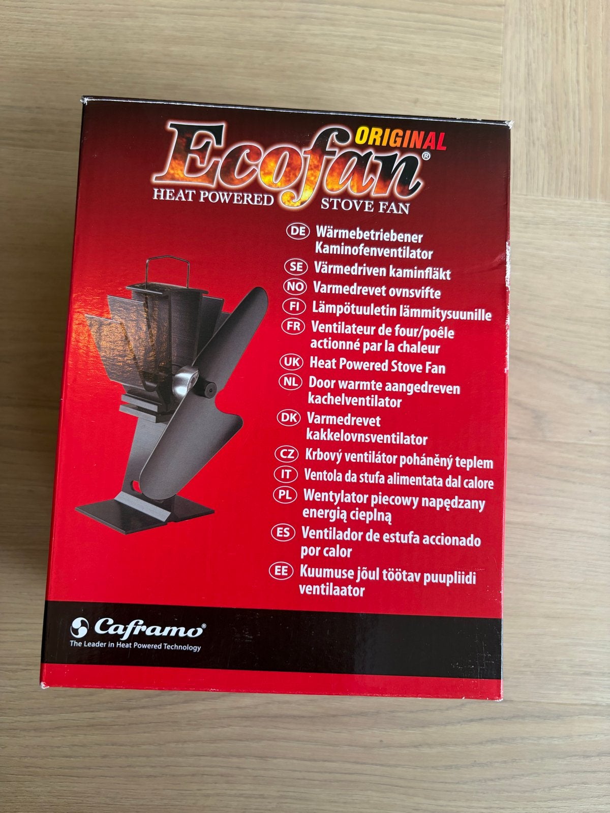 Ecofan kachelfan - Zo goed als nieuw, Ophalen of Verzenden, Zo goed als nieuw, Vrijstaand, Overige soorten