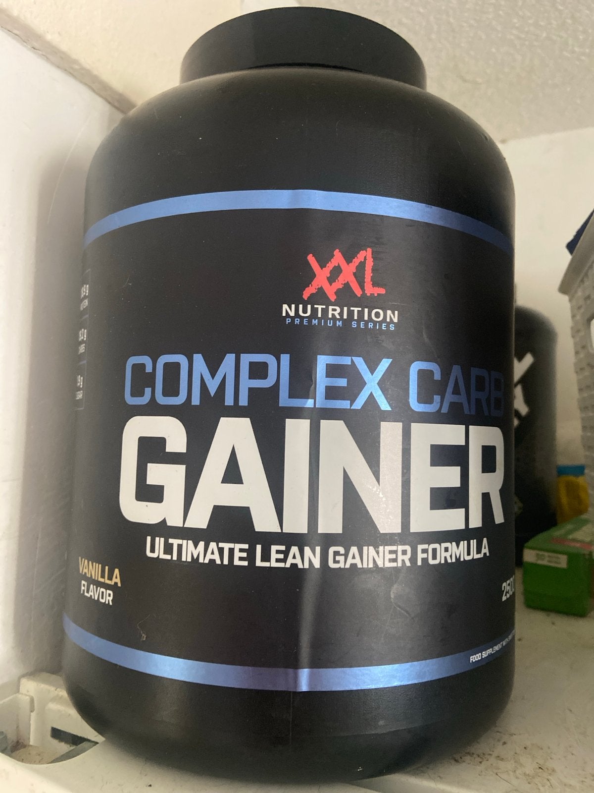 XXL Nutrition Complex Carb Gainer Vanille Smaak, Ophalen of Verzenden, Gebruikt, Poeder of Drank