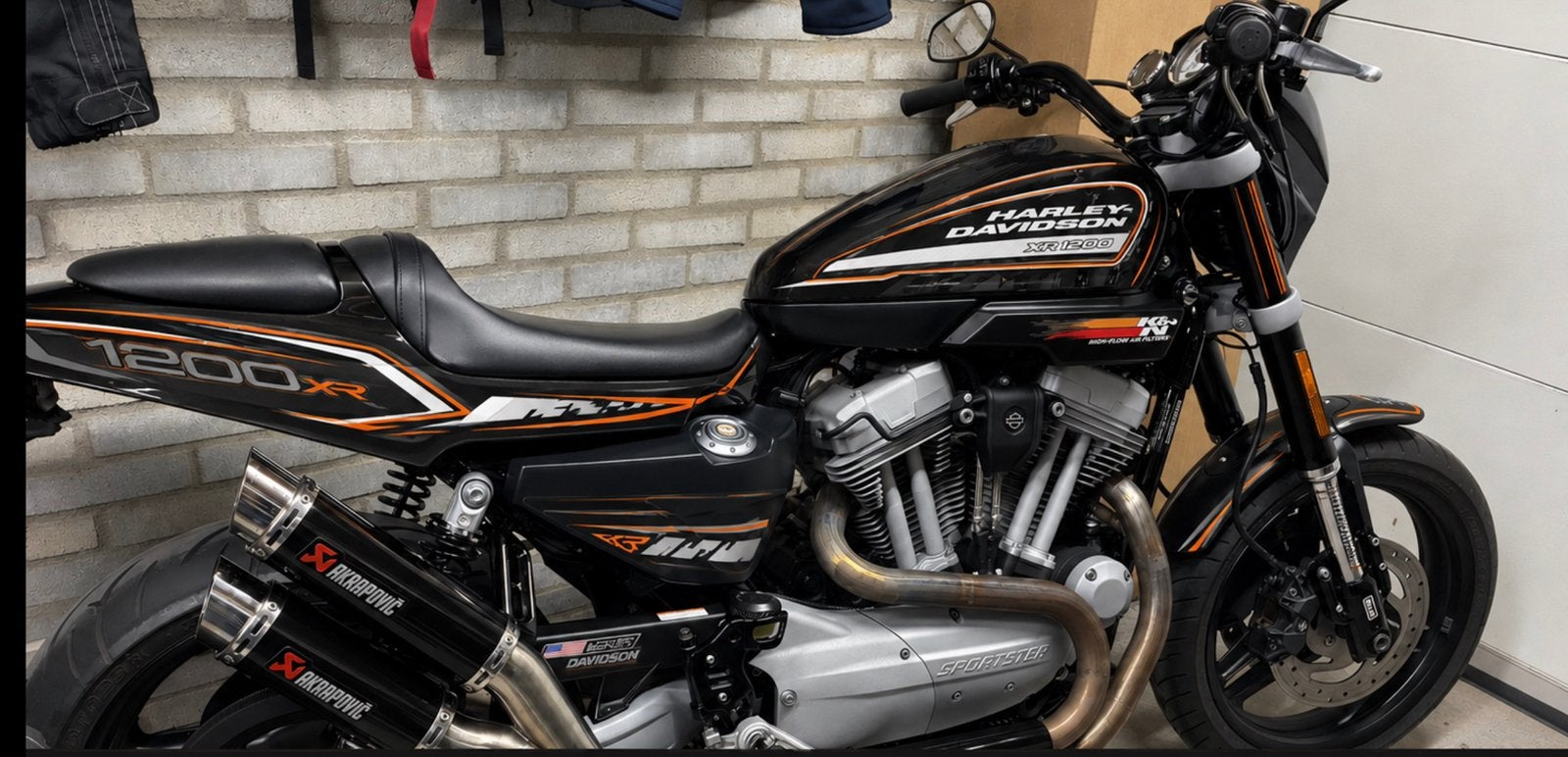 Harley-Davidson XR1200 met sport uitlaat., Motoren, 2 cilinders, Sportuitlaat, Motorrijbewijs A, Gebruikt