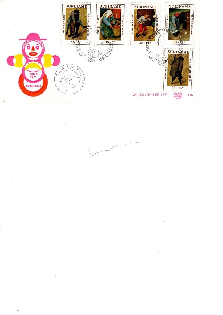 Foto 3 van FDC Suriname (32 stuks)