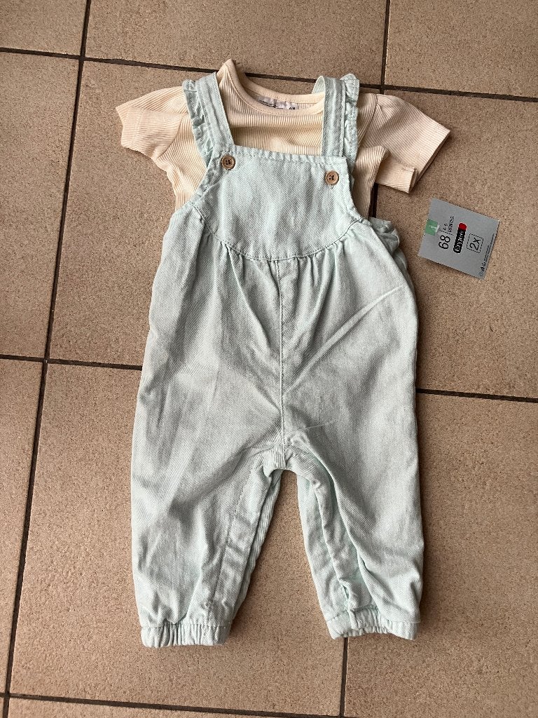 Nieuw 2 delig pakje - Maat 68, Kinderen en Baby's, Babykleding | Maat 68, Ophalen of Verzenden, Nieuw, Meisje, Pakje