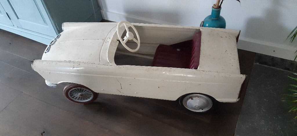 Peugeot 404 metalen trapauto, Antiek en Kunst, Antiek | Speelgoed, Ophalen of Verzenden