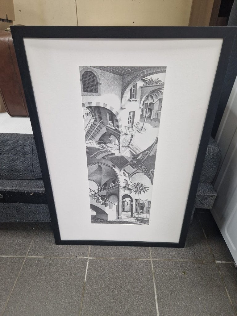escher, Ophalen of Verzenden, 75 cm of meer, 50 tot 75 cm, Print