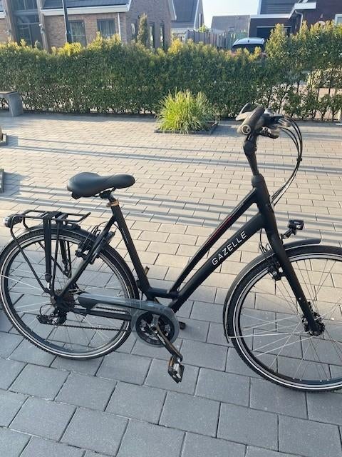 Gazelle Chamonix S30 Damesfiets, Fietsen en Brommers, Fietsen | Dames | Damesfietsen, Ophalen, Gebruikt, Velgrem, Versnellingen
