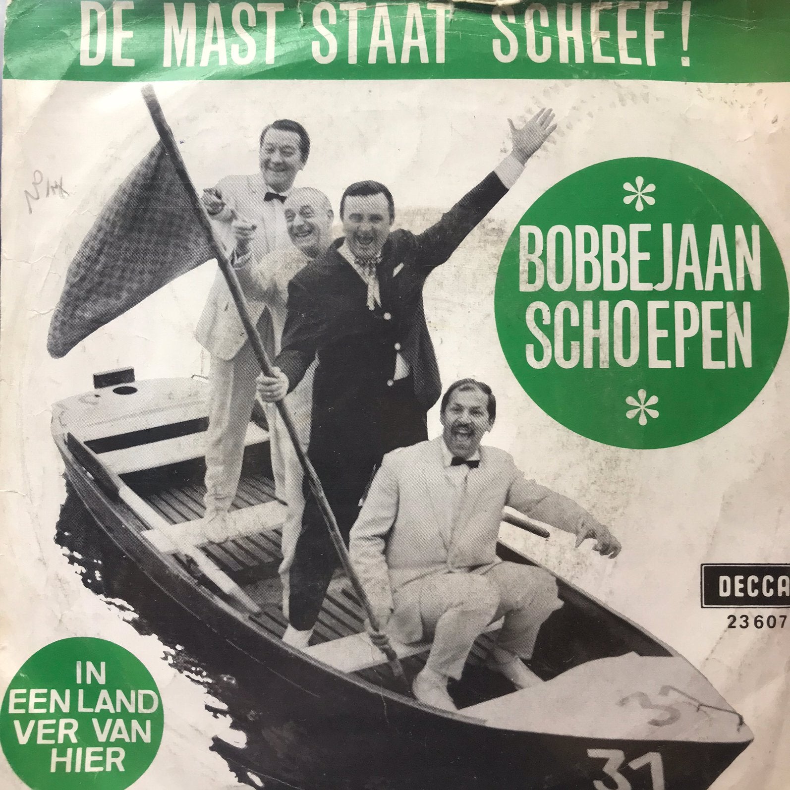 Bobbejaan Schoepen - De mast staat scheef, Ophalen of Verzenden