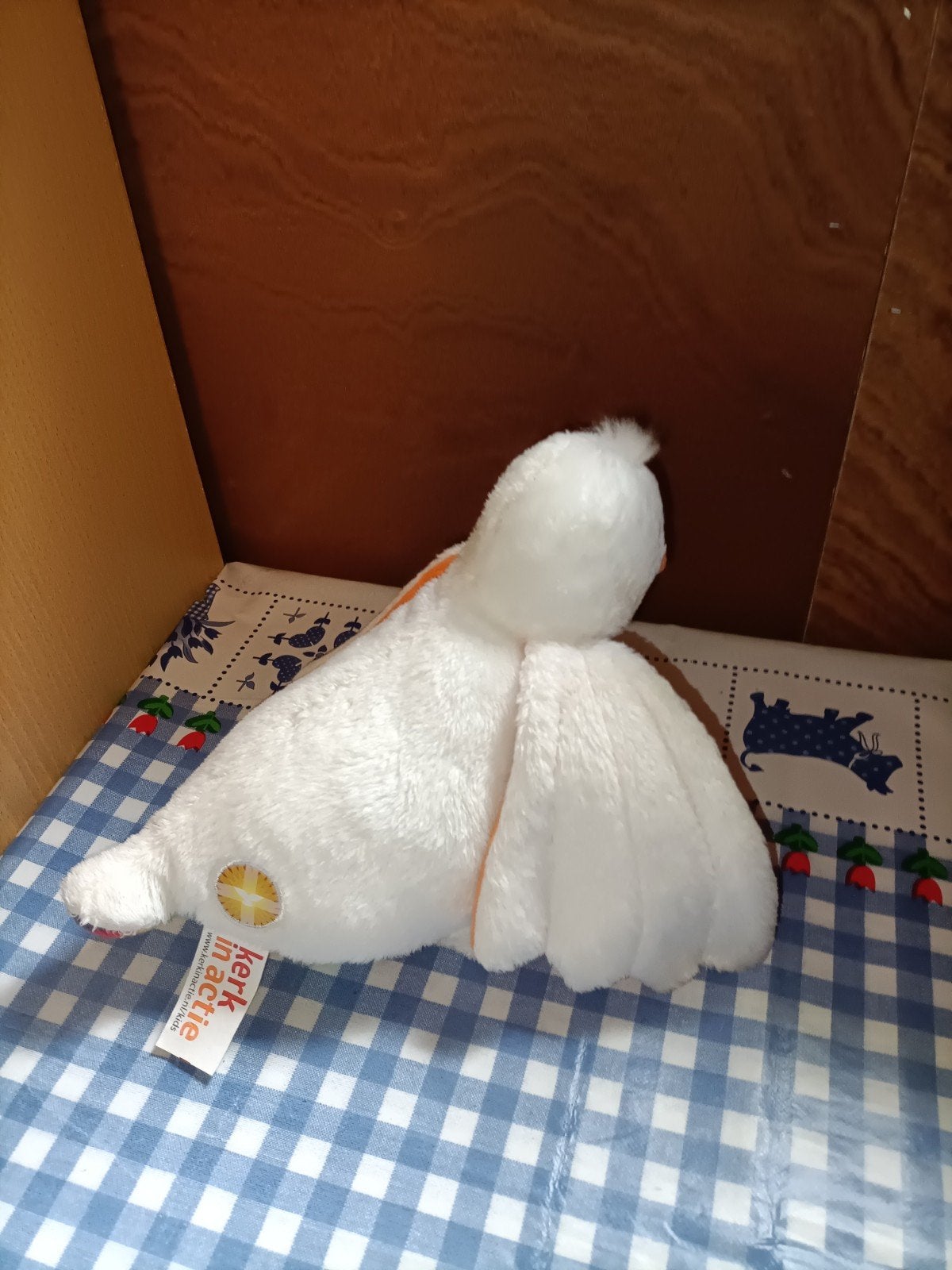 Meeuw knuffel Kerk in Aktie 25 cm groot, Ophalen of Verzenden, Zo goed als nieuw, Overige typen