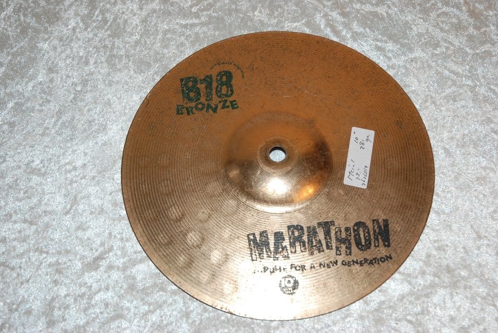 Meinl Marathon splash bekken 281gr 10 inch  <26261114>, Gebruikt, ., Drums of Percussie, Ophalen of Verzenden