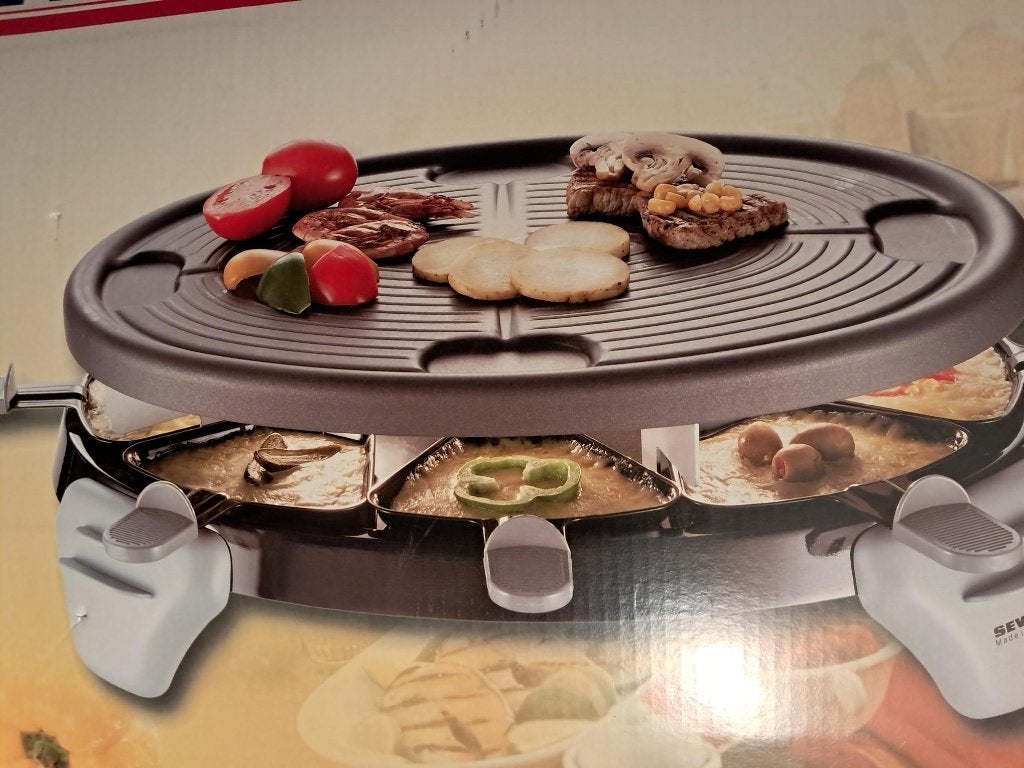 Severin Raclette PartyGrill - gourmet + pannetjes NIEUW, Ophalen of Verzenden, Nieuw, 8 personen of meer