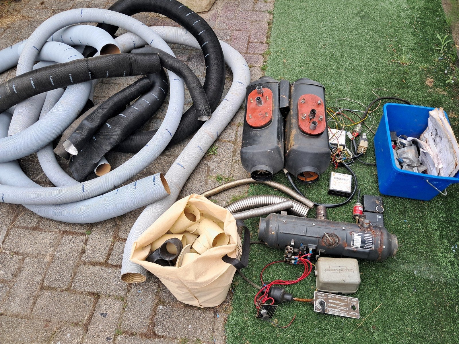 Webasto/Eberspächer diesel heteluchtverwarming + toebehoren, Ophalen, Gebruikt, Overige typen, Zeilboot of Motorboot