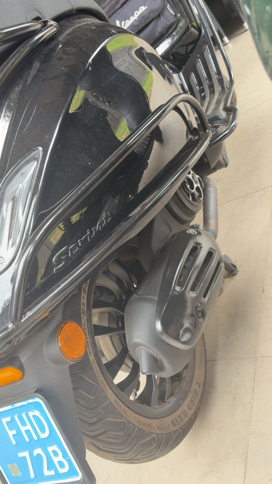 Vespa Sprint 2021 Euro 5 50cc - Zo goed als nieuw, Fietsen en Brommers, Scooters | Vespa, Ophalen, Overige modellen, Maximaal 45 km/u