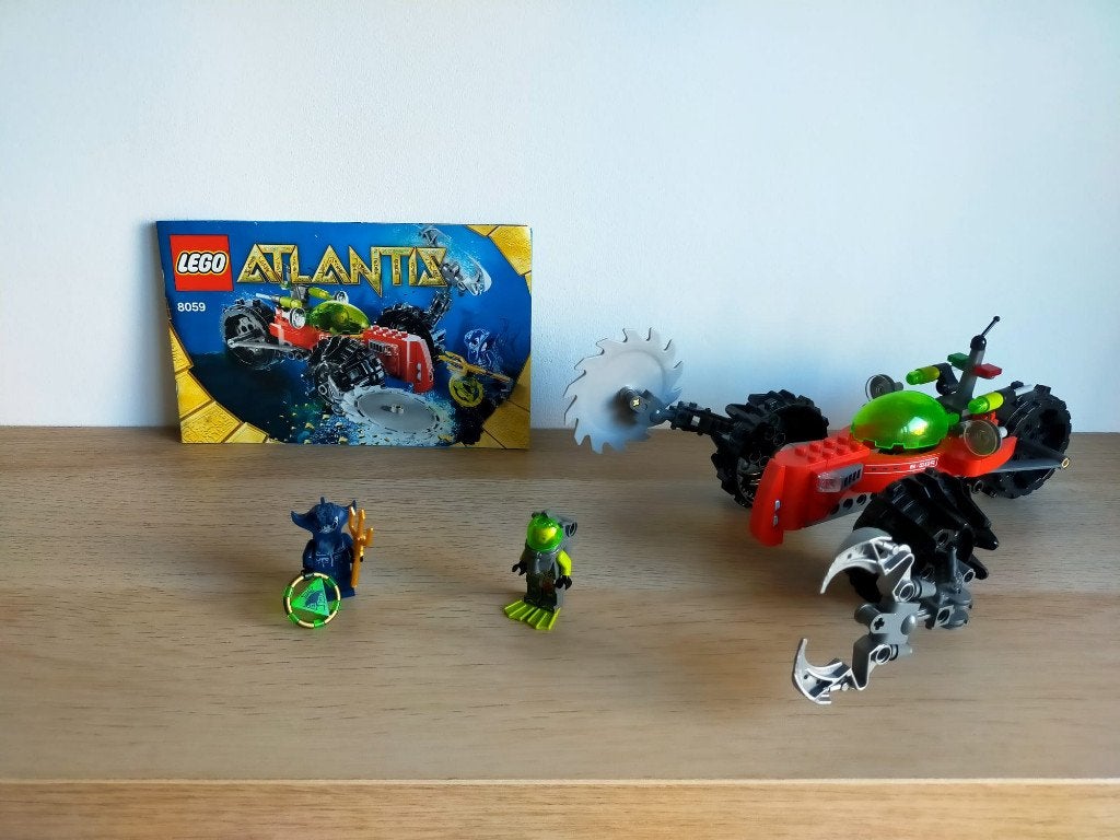 Lego Atlantis Seabed Scavenger - Set 8059, Compleet, Overige thema's, Lego, Ophalen of Verzenden
