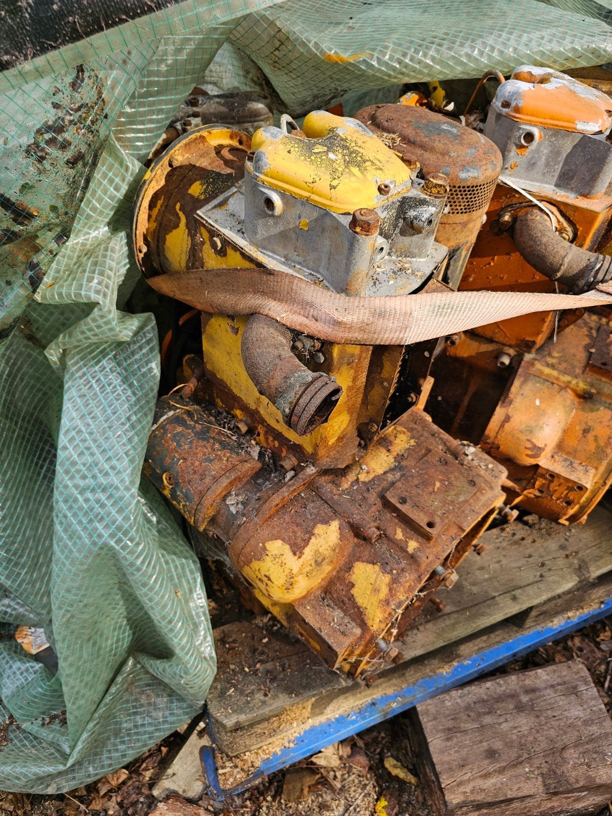 dieselmotor, Doe-het-zelf en Verbouw, Ophalen, Gebruikt, Dieselmotor, Minder dan 1400 rpm