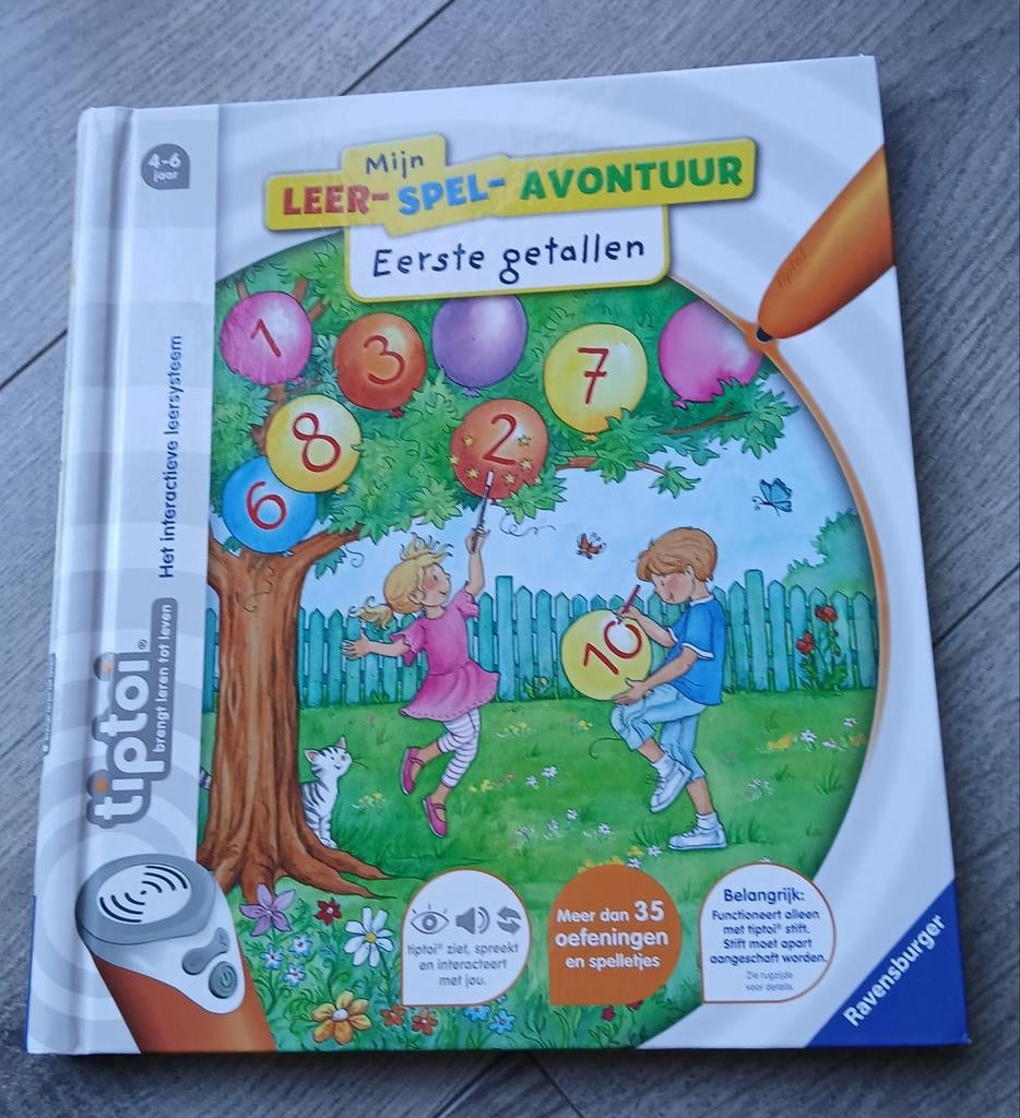Tiptoi Mijn Leer-Spel-Avontuur: Eerste getallen (4-6 jaar), Kinderen en Baby's, Ophalen of Verzenden, Zo goed als nieuw, Puzzelen