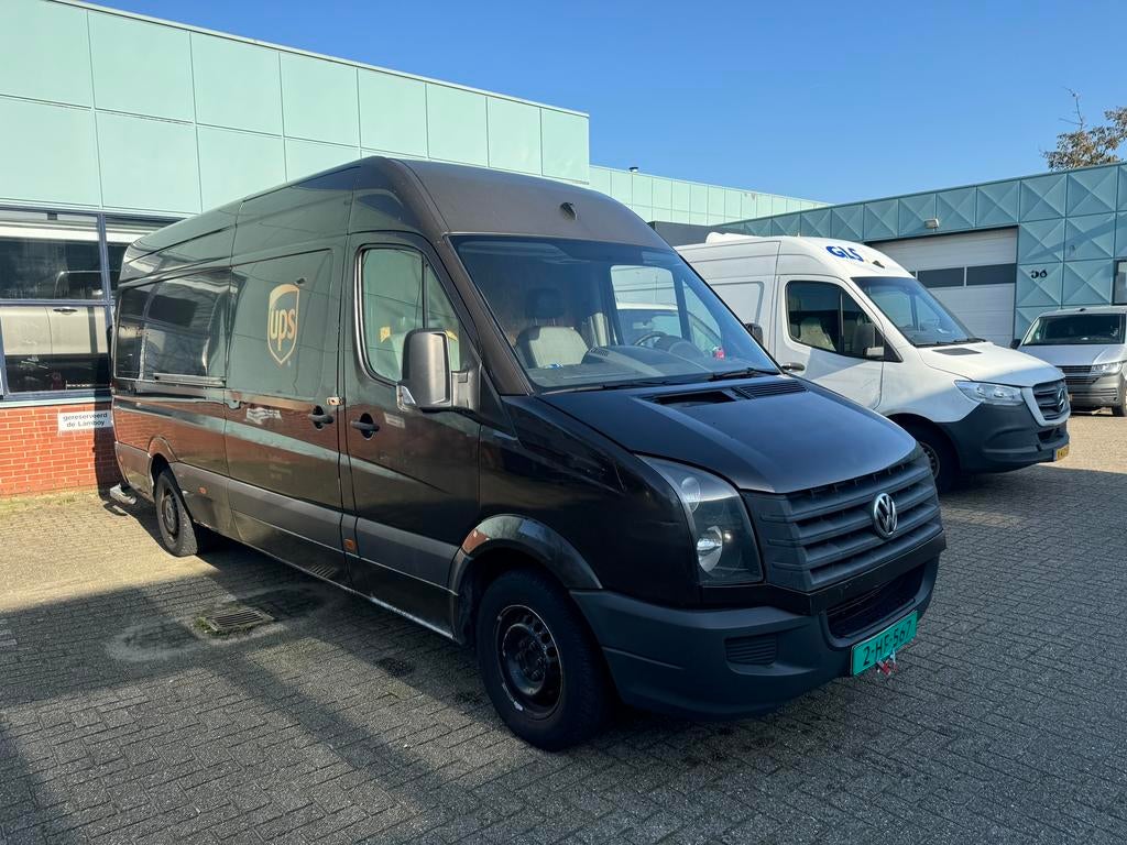 Volkswagen Crafter 2.0TDI 2014 L3h3 433WB roetfilter def, Auto's, 13 km/l, Euro 5, Zwart, 4 cilinders