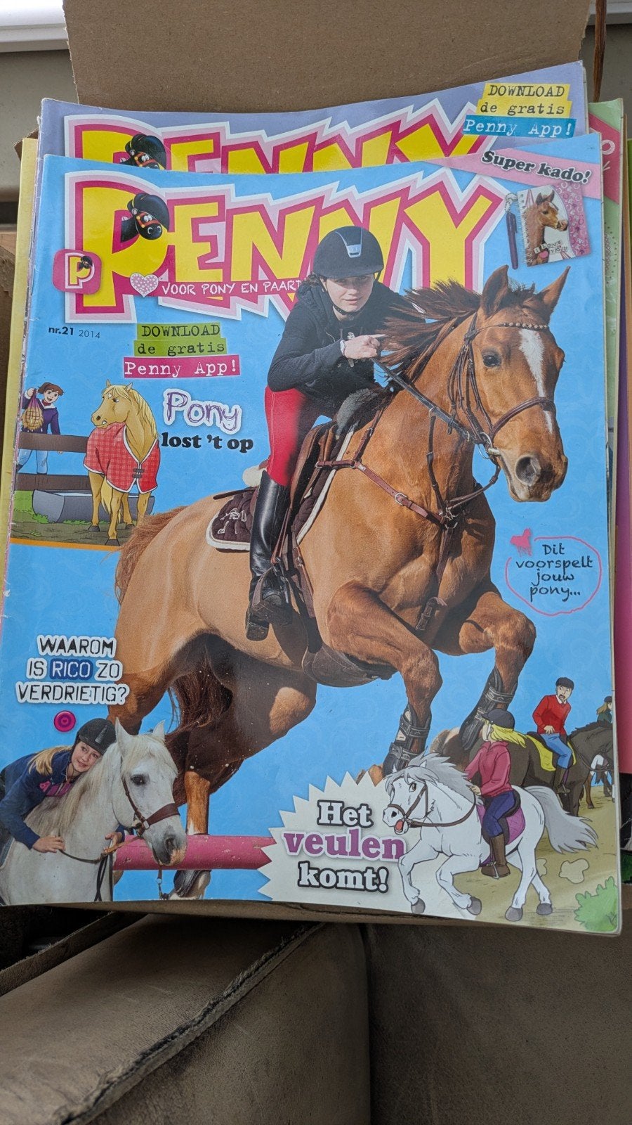 Doos vol met Pennys, Boeken, Tijdschriften en Kranten, Ophalen