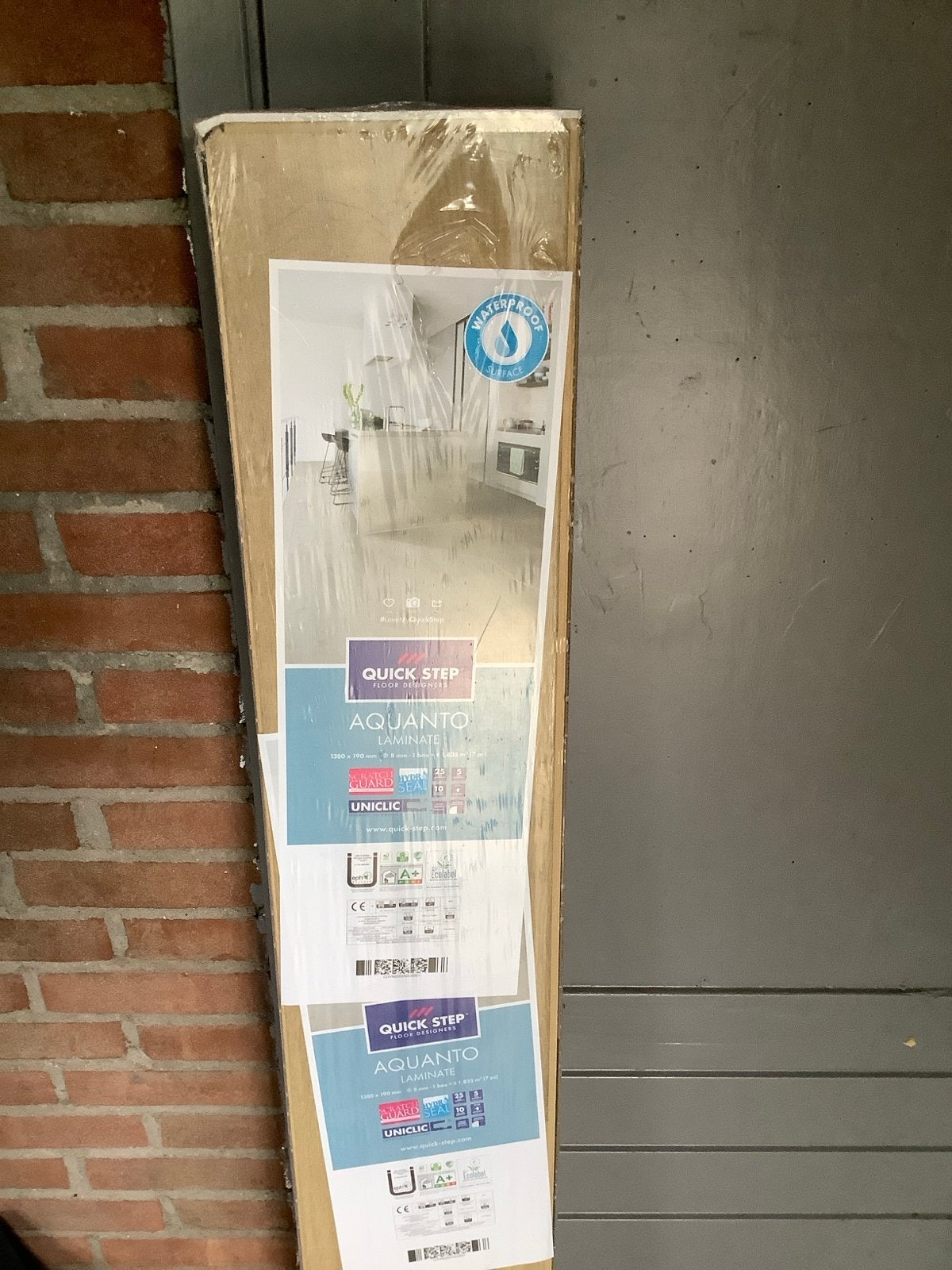 Quick step laminaat 4 pakken aquanto eik, Ophalen, Nieuw