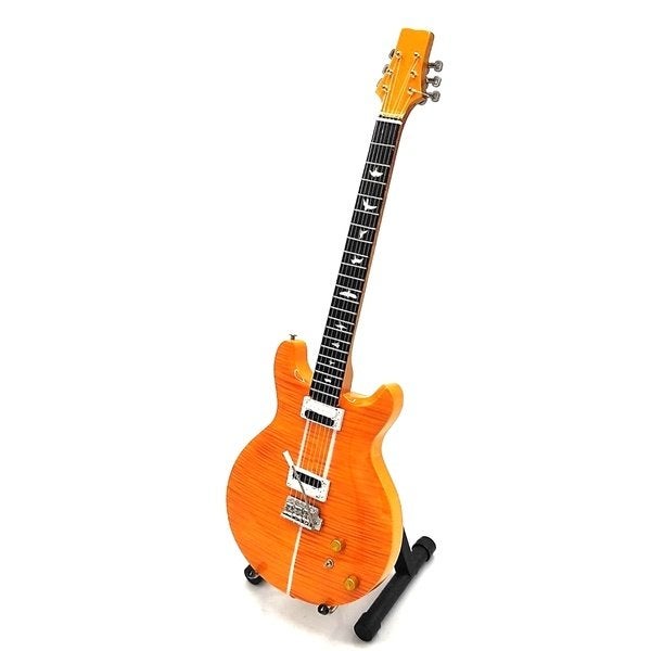 Carlos Santana miniatuur gitaar 25cm mini guitar decoratie, Verzamelen, Muziek, Artiesten en Beroemdheden, Nieuw, Foto of Kaart