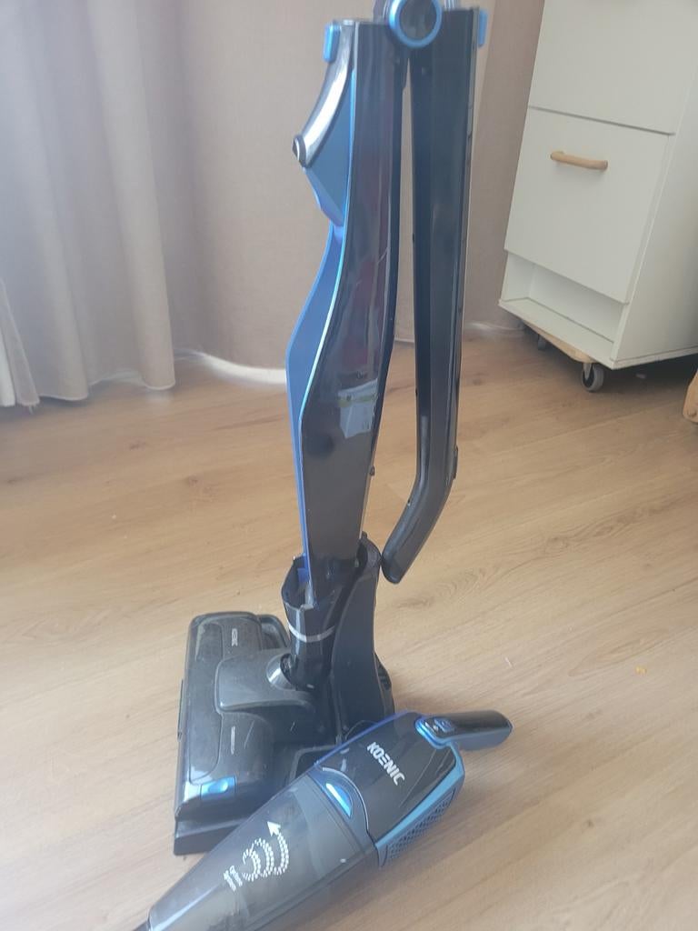 KOENIC Kordless 2-in-1 Stofzuiger - Oplader Ontbreekt, Witgoed en Apparatuur, Stofzuigers, Ophalen of Verzenden, Gebruikt, Reservoir