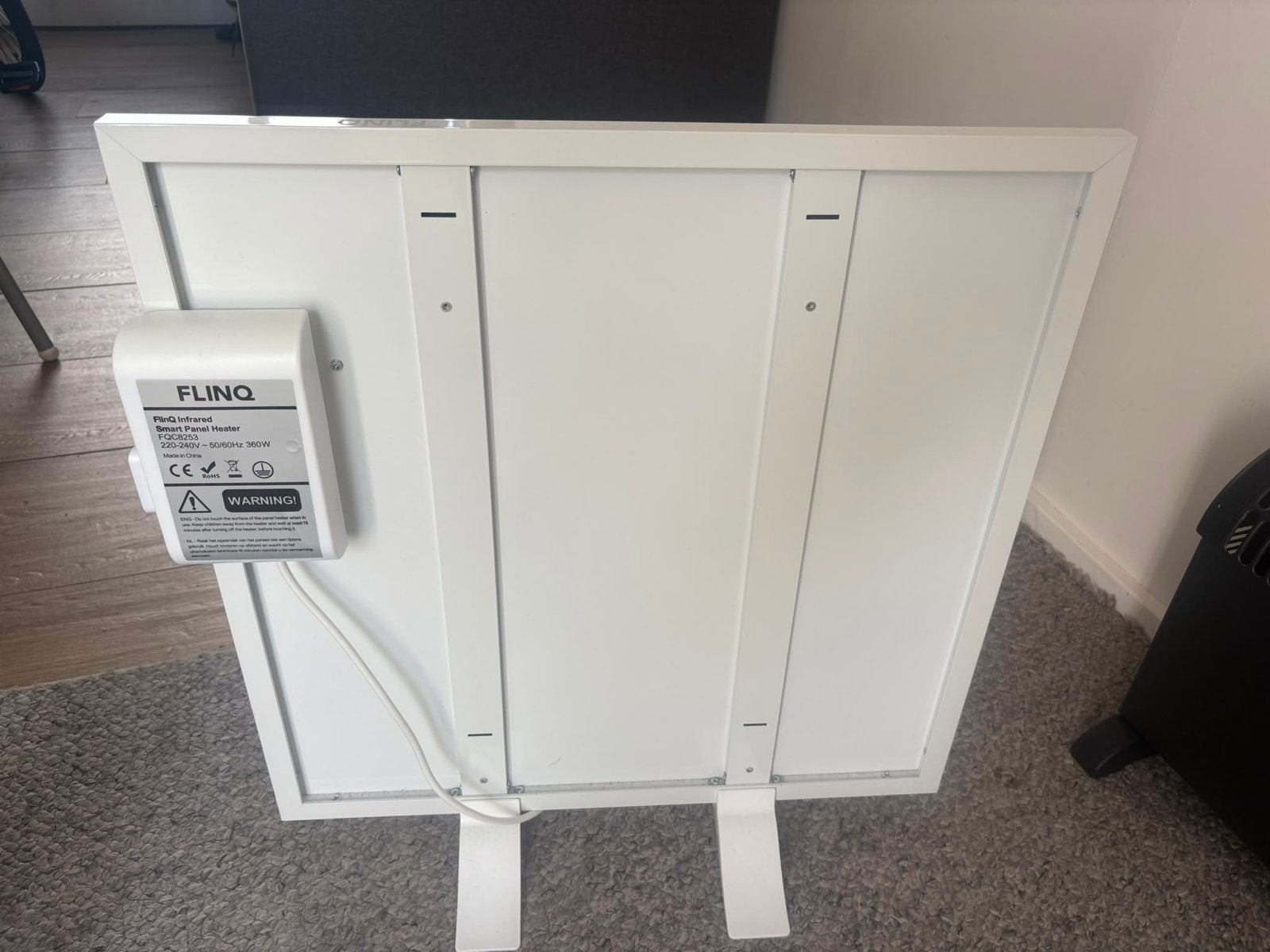 FLINQ Smart Heater - Elektrische Kachel 800W, Ophalen, Kachel, Zo goed als nieuw, 60 tot 150 cm