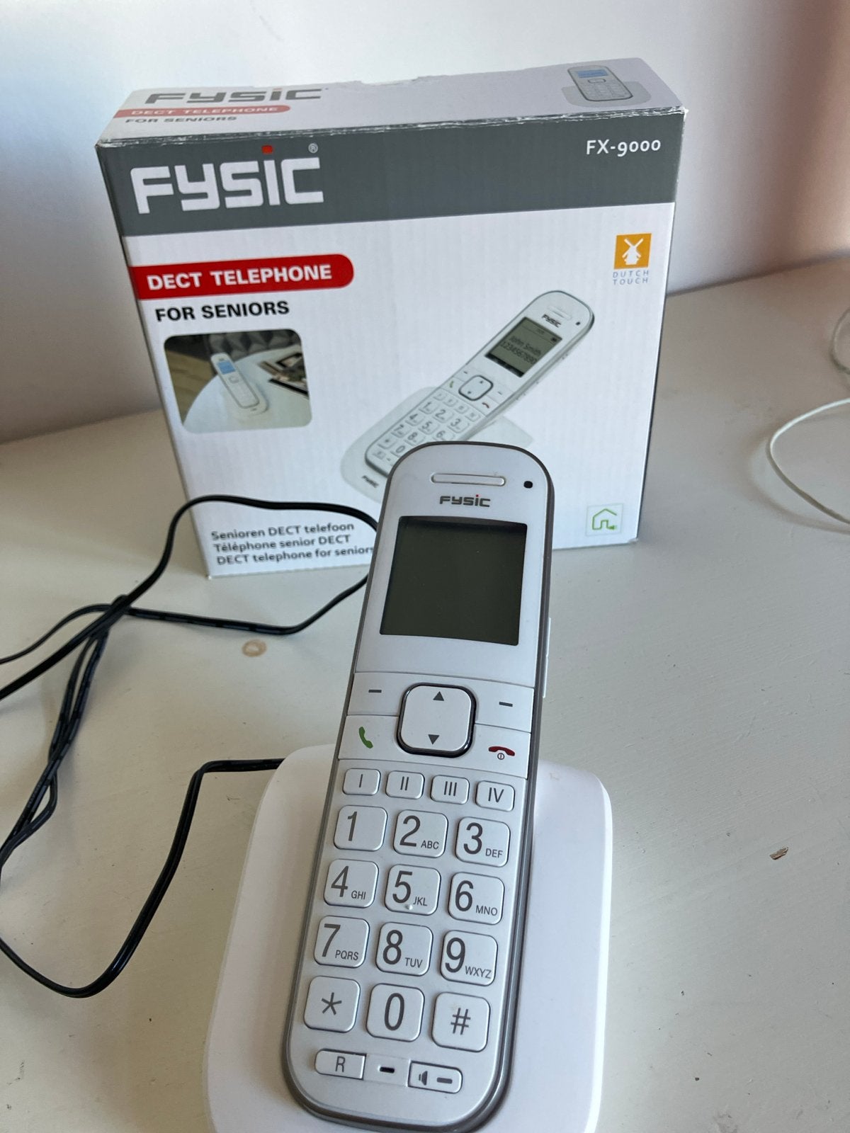 Fysic FX-9000 Senioren DECT Telefoon - Zo goed als nieuw, Ophalen of Verzenden, Zo goed als nieuw, 1 handset