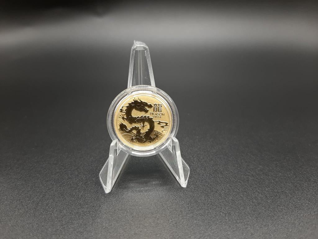 1/10 oz goud Lunar 3 dragon 2024, Ophalen of Verzenden, Goud