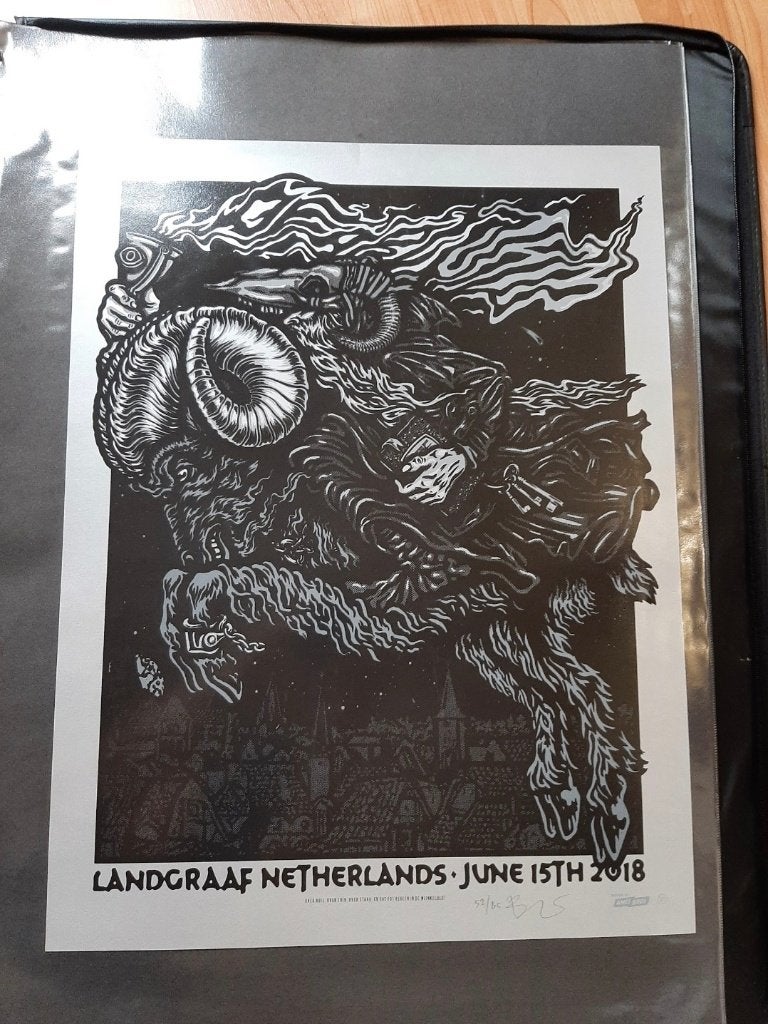 Pearl Jam / Eddie Vedder posters, Verzenden, Zo goed als nieuw, A1 t/m A3, Muziek