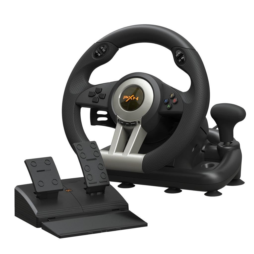 PXN V3Pro Gaming Stuurwiel met Pedalen en Shifter, Racestuur, Nieuw, PC, Verstelbaar
