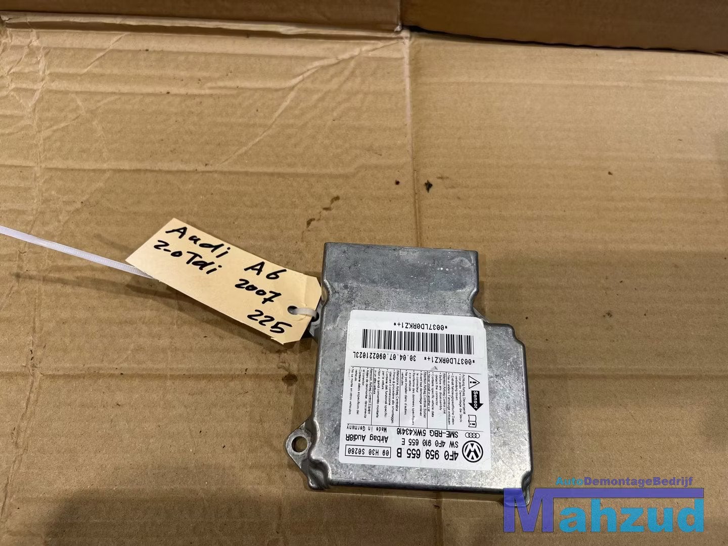 AUDI A6 C6 Airbag module 2004-2011 4F0959655B, Gebruikt, AUDI AG, Auto-Union-Strasse 1
85045  Ingolstadt, DE, Kundenbetreuung@audi.de