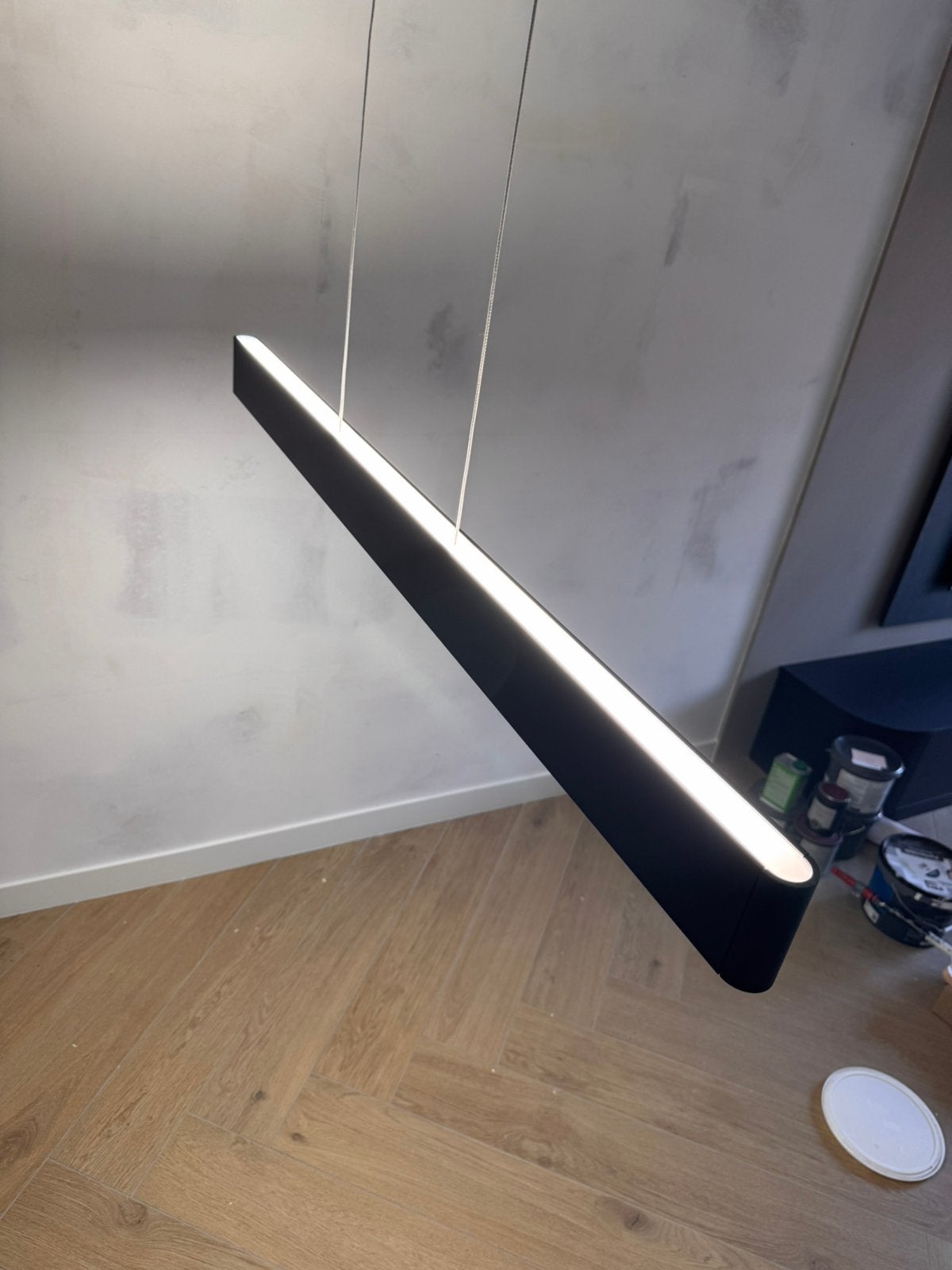 Philips Hue - Ensis Hue Hanglamp - Wit & Kleur Ambiance, Ophalen, Zo goed als nieuw, Minder dan 50 watt, Lamp