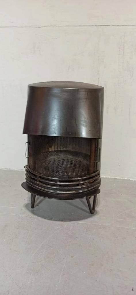 Mid century Tasso Denmark design gietijzeren houtkachel, Ophalen, Tweedehands, Tweedehands, Houtkachel