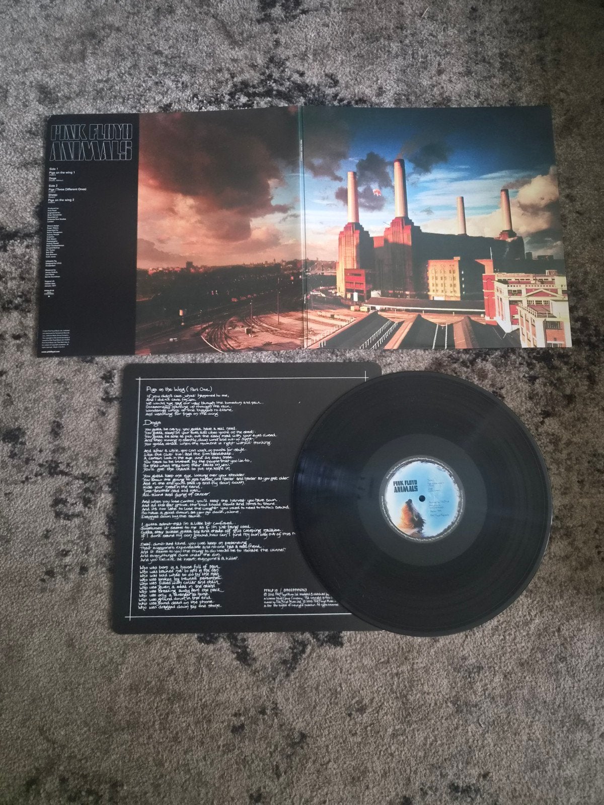 Pink Floyd - Animals LP (2016 Reissue), LP, Progressive Rock, Ophalen of Verzenden, Zo goed als nieuw