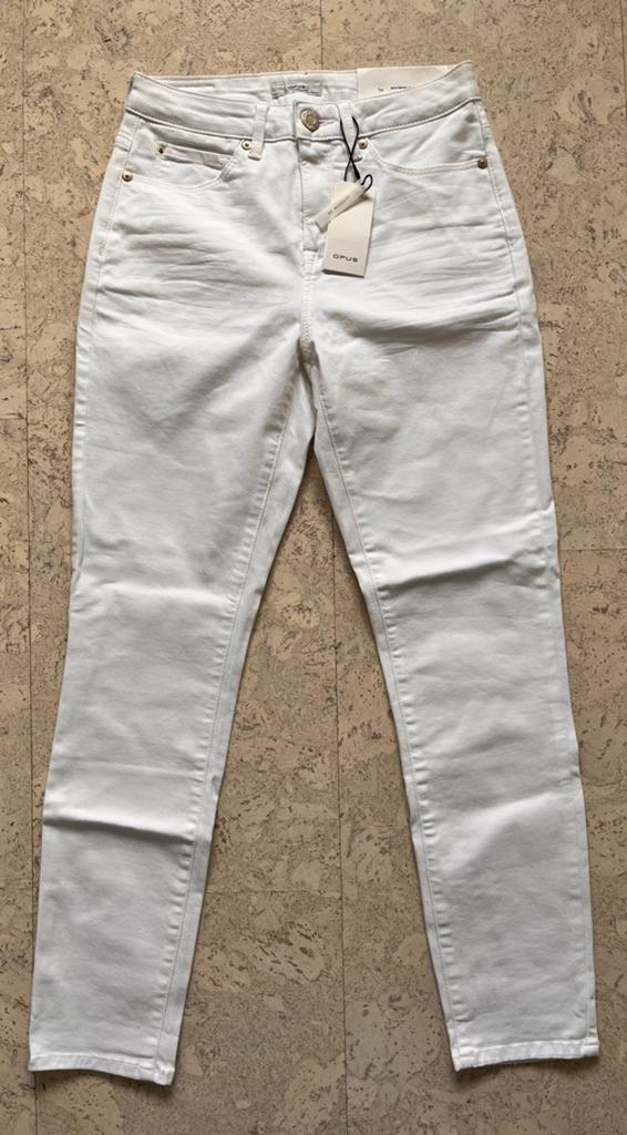 Opus Elma Clear witte broek confectiemaat 36 lengte 28!, Wit, Nieuw, Ophalen of Verzenden, Maat 36 (S)