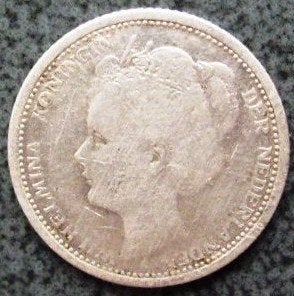 Zilveren dubbeltje - 10 cent 1904. - Bodemvondst., Verzenden, Zilver, 10 cent, Koningin Wilhelmina