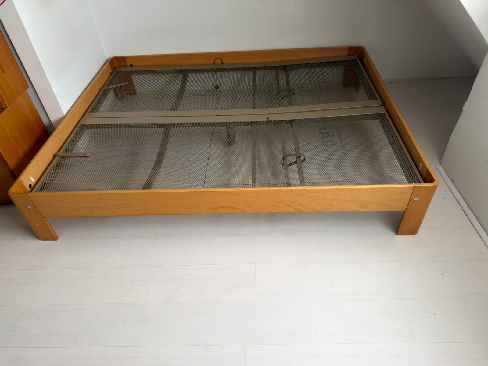 Auping auronde bed 160x200cm, Ophalen, Gebruikt, Wit, Tweepersoons