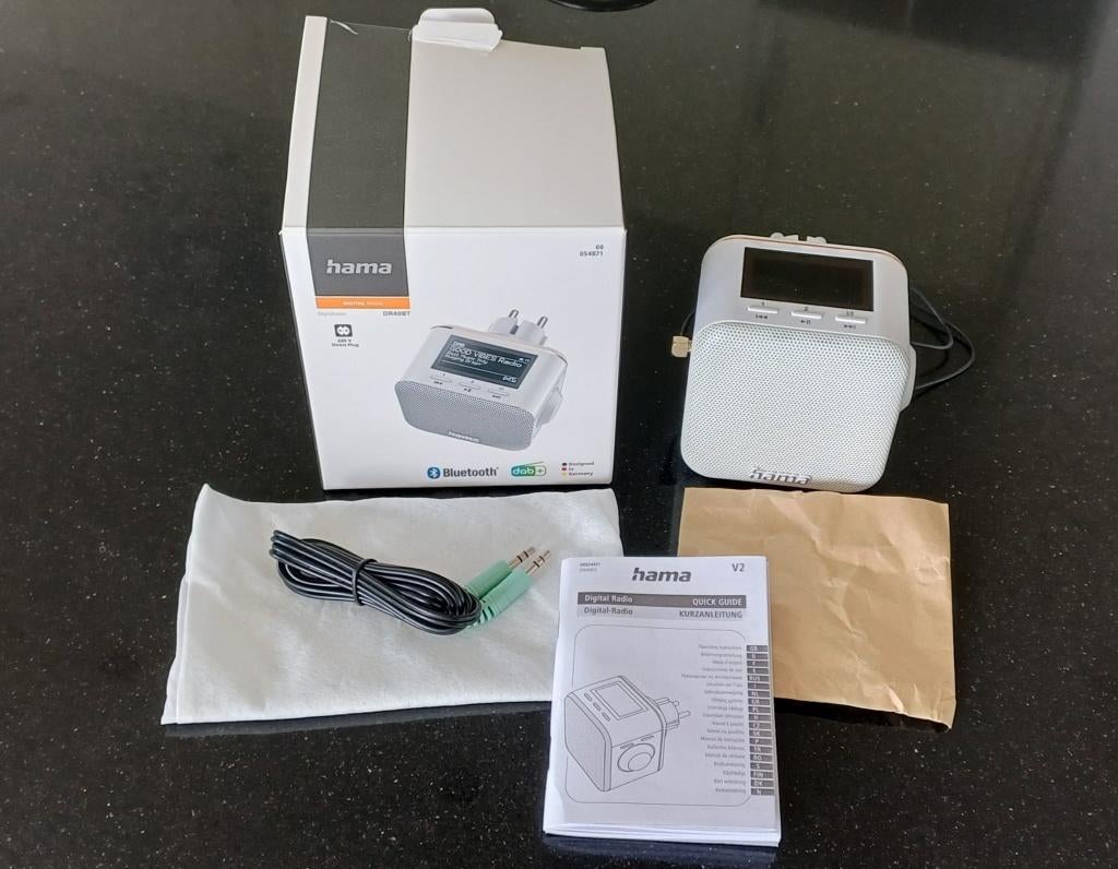 Hama DR40BT-Plugin DAB-stopcontactradio, nieuw in doos, Ophalen of Verzenden, Nieuw, Overige typen
