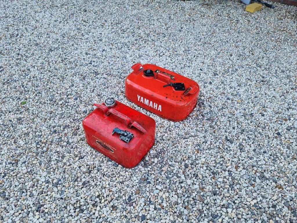 Stalen benzinetank orginele Yamaha en Mercury, Watersport en Boten, Ophalen, Gebruikt, Motor en Techniek, Motorboot