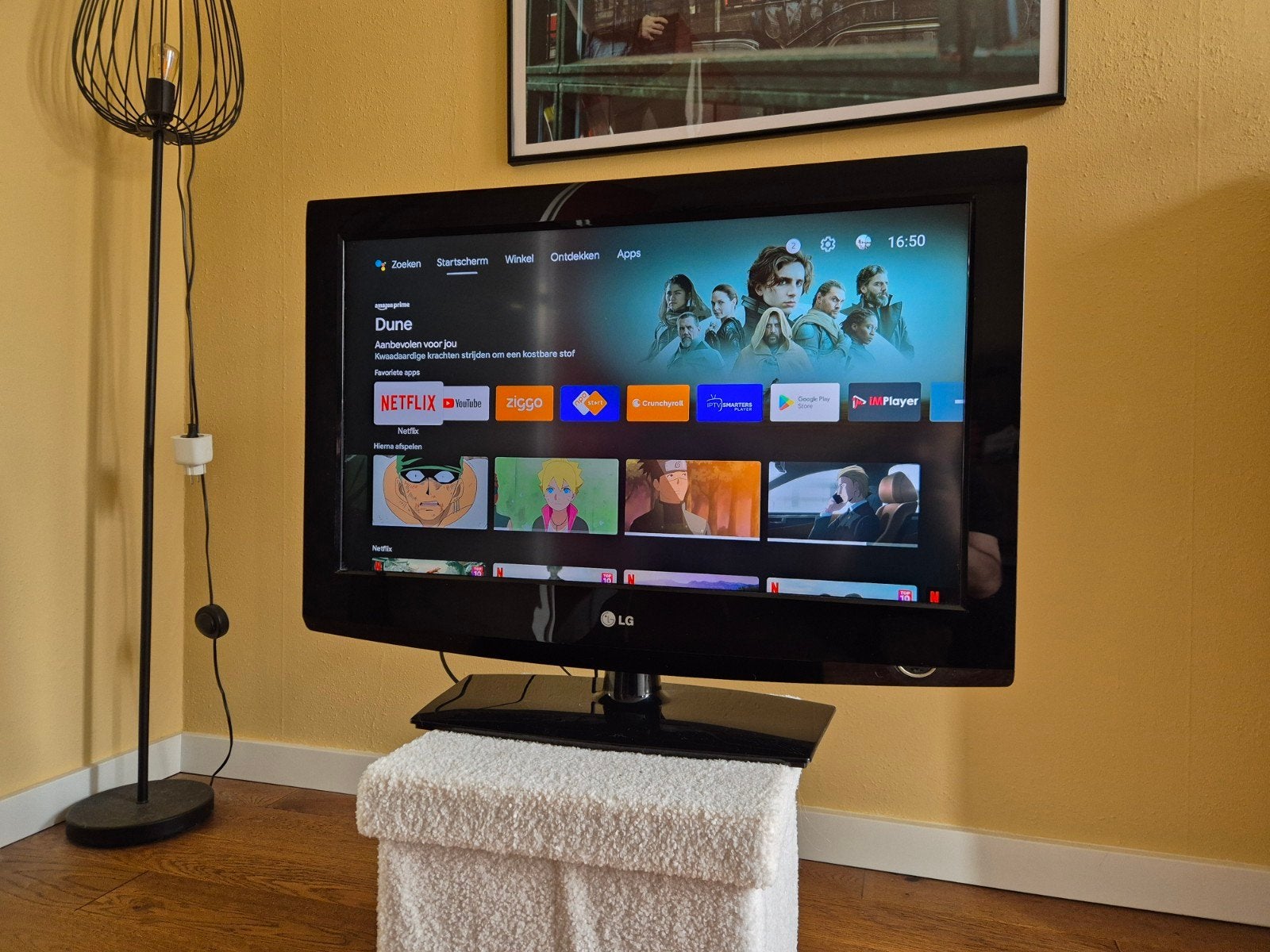 LG TV - Compacte televisie 32inch, Ophalen, Gebruikt, 50 Hz, LCD