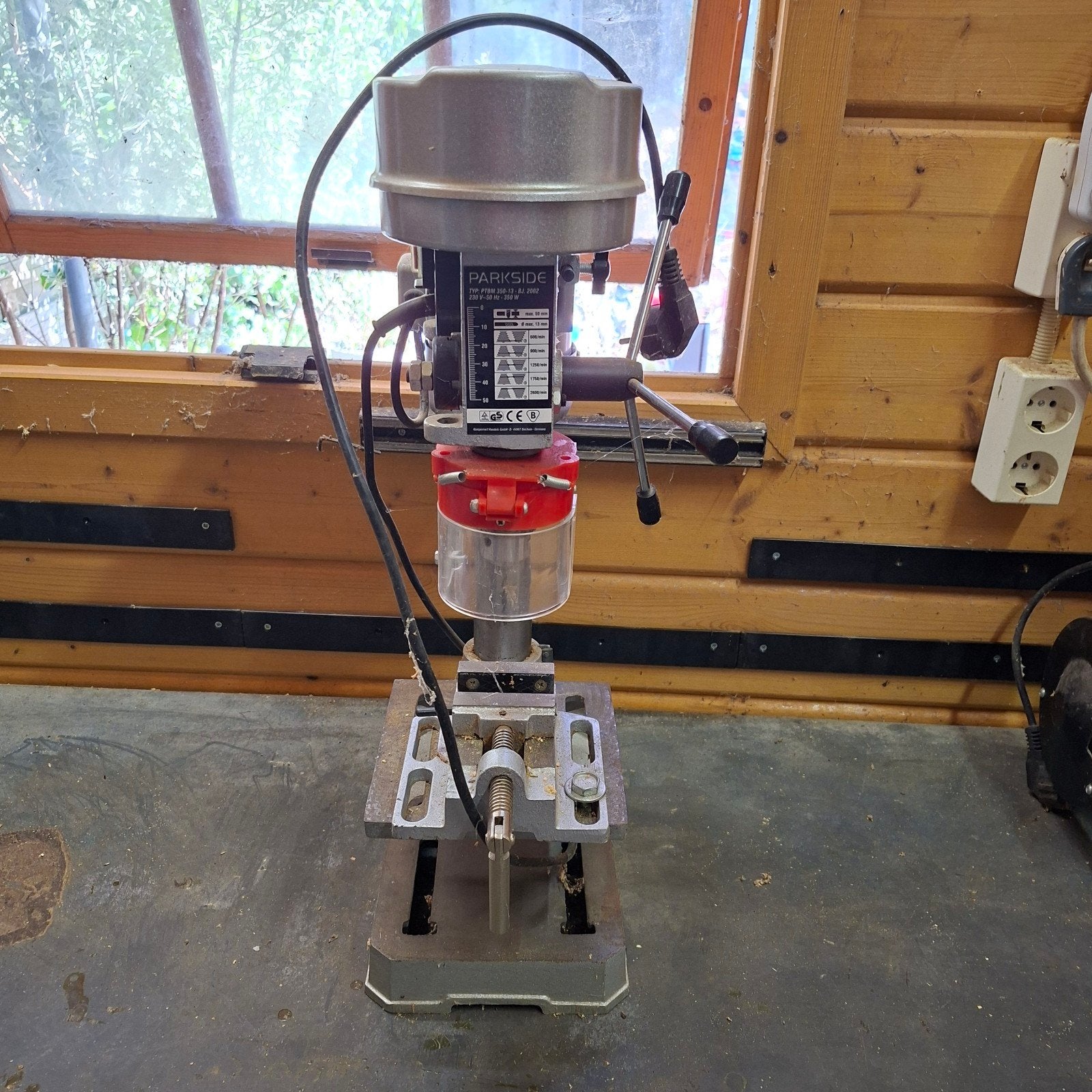 Parkside Kolomboormachine PTD 400 B1, Ophalen
