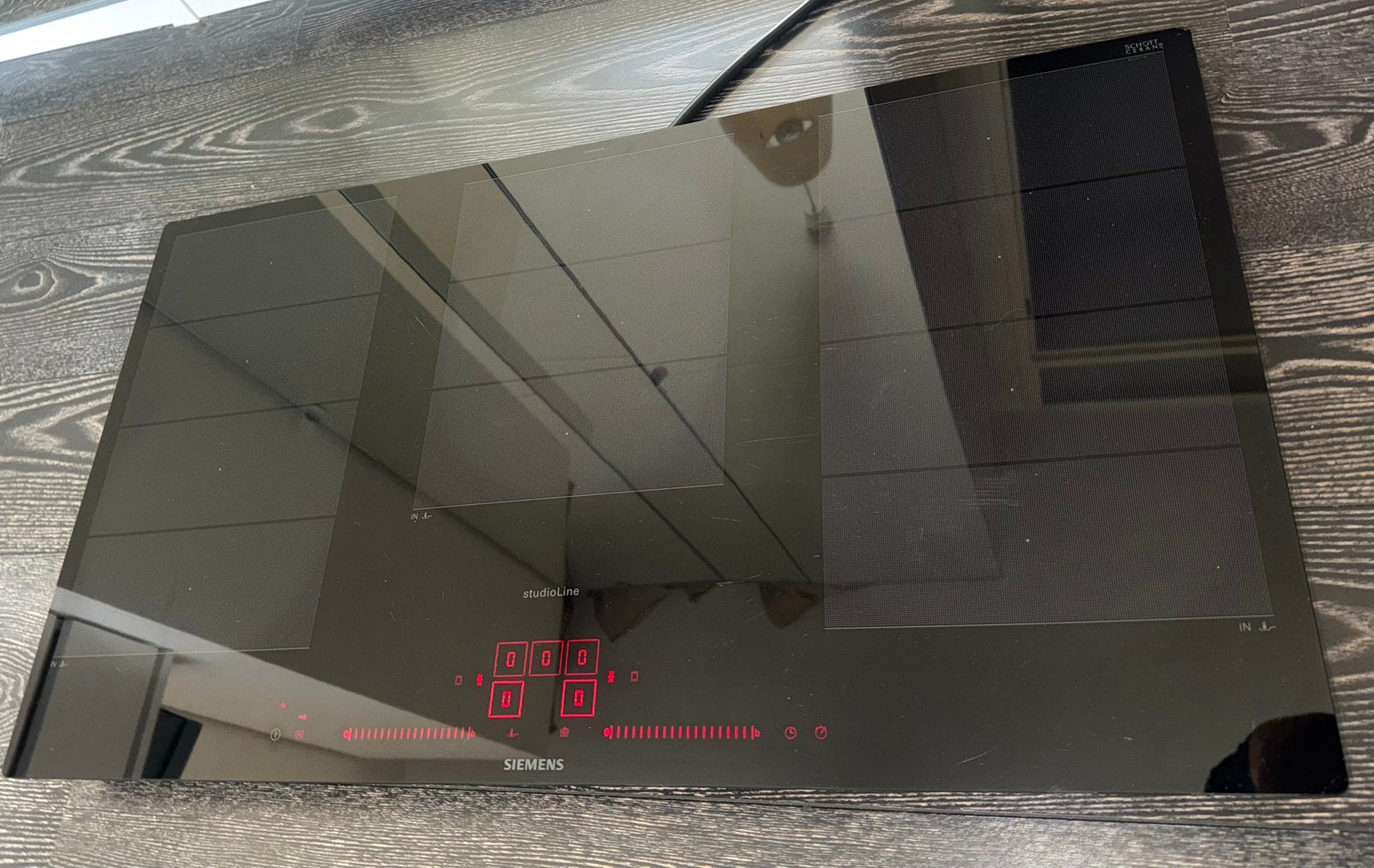 Siemens inductie kookplaat 90 cm, flex, verzonken inbouw, Witgoed en Apparatuur, Kookplaten, Ophalen, Zo goed als nieuw, Inbouw