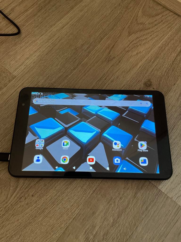 Tablet met toetsenbord, hoes en oplaadkabel, Computers en Software, Android Tablets, YC-08P, Usb-aansluiting, 32 GB, 8 inch