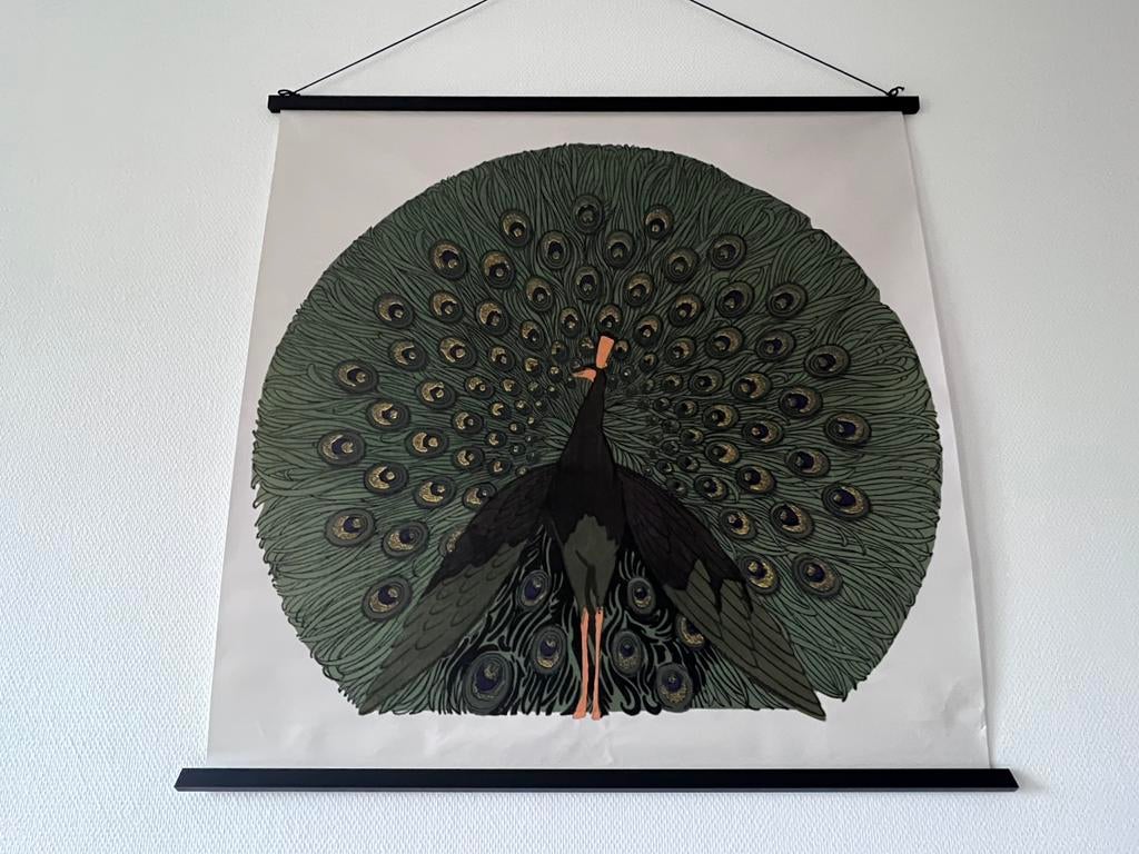IKEA Palhult wanddecoratie pauw, Ophalen