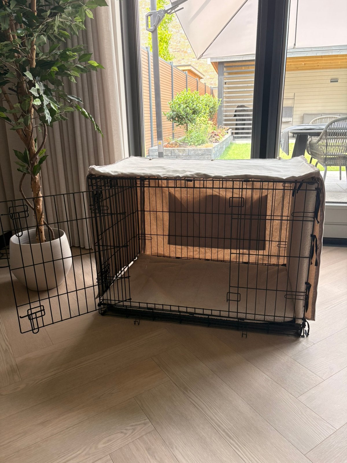District 70 bench, hoes, mat en divider (ca. 90x60cm), Ophalen, Gebruikt