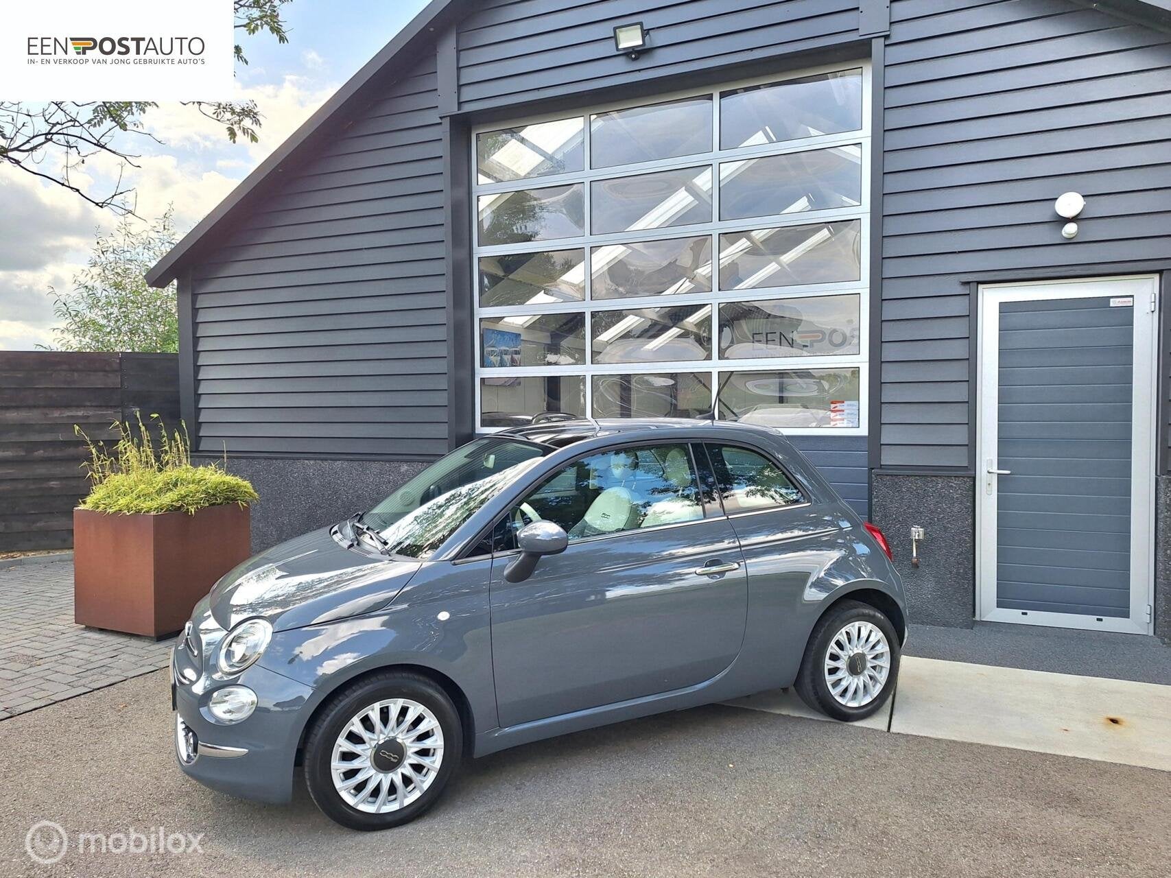Fiat 500 0.9 TwinAir Turbo Lounge Panoramadak, Full-Map Navi, Euro 6, Met garantie (alle), Leder en Stof, Origineel Nederlands