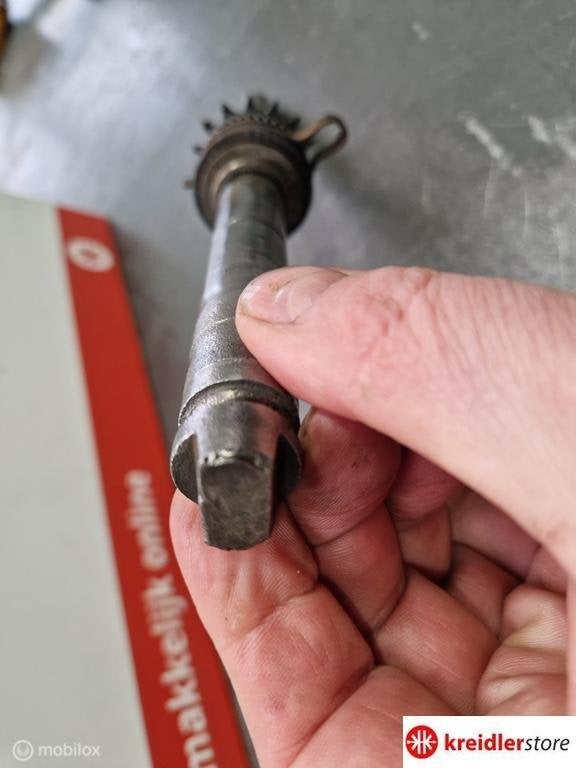 Kreidler Trapas voor 4 bak direct motorblok nette staat, Fietsen en Brommers, Brommeronderdelen | Kreidler, Gebruikt, Kreidler