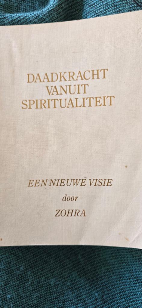 Daadkracht uit spiritualiteit, Zohra, Ophalen of Verzenden, Spiritualiteit algemeen, Achtergrond en Informatie