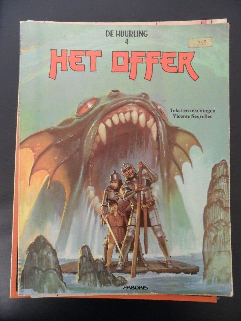 De Huurling Nr 4 Het Offer., Eén stripboek, Ophalen of Verzenden, Zo goed als nieuw