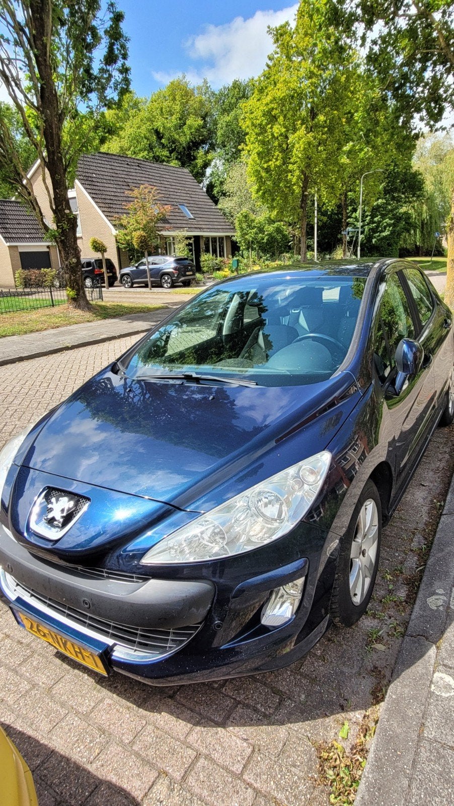 Peugeot 308 1.6 VTI 16V, airco, cruise ctrl,2010 Blauw, Auto's, Voorwielaandrijving, 15 km/l, 680 kg, 4 cilinders